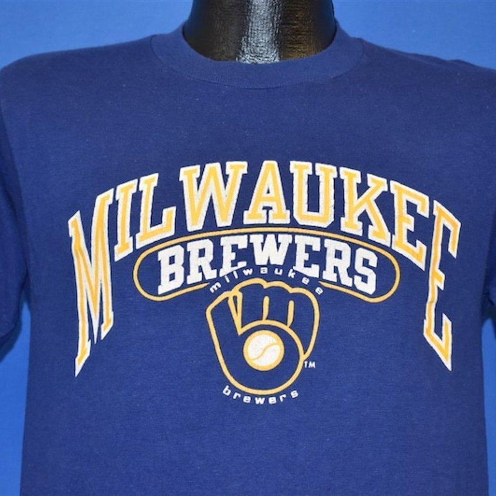 80S Milwaukee Brewers Baseball Champion T-Shirt  Tee